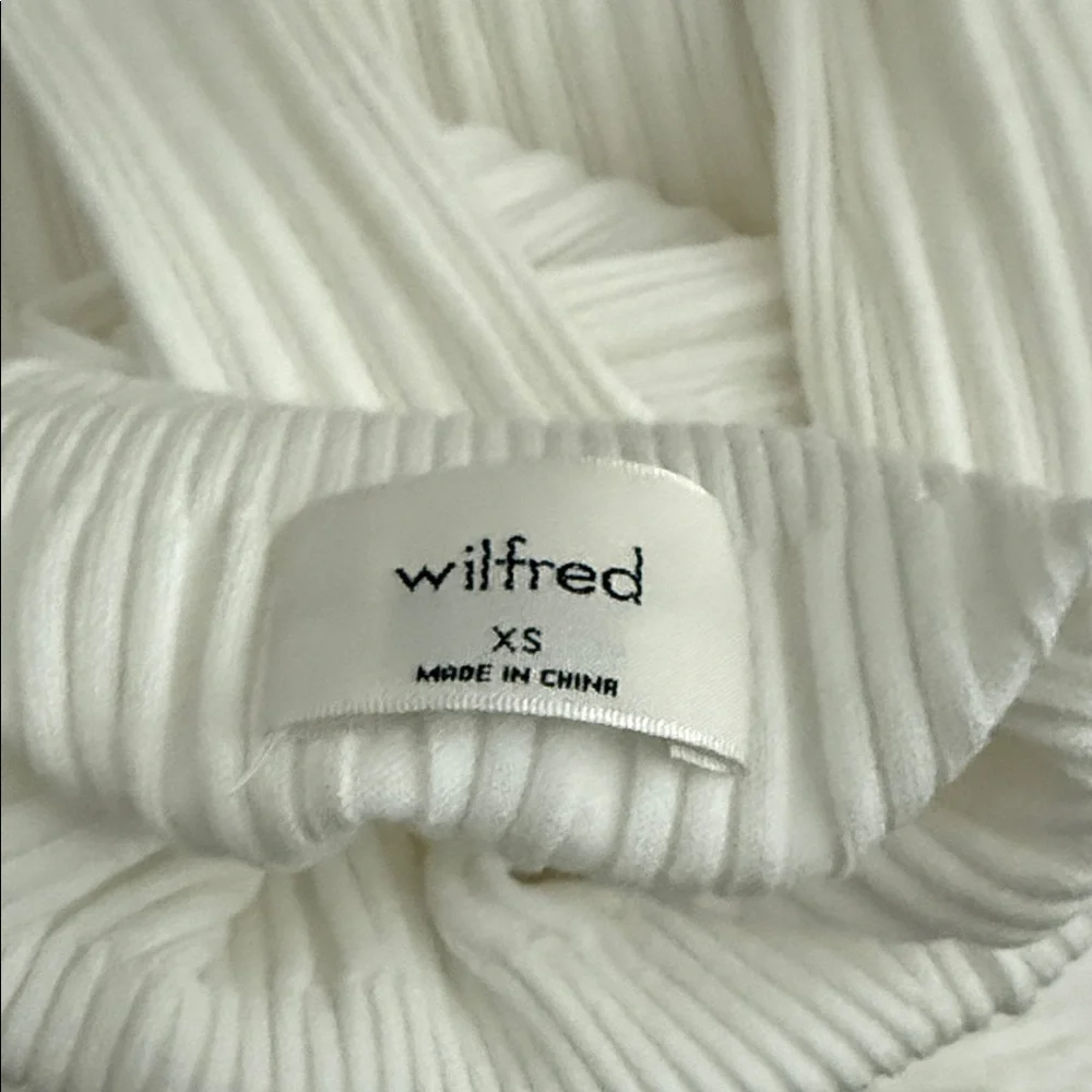 Wilfred Ivory Ribbed Knit Dress - Picture 2 of 3